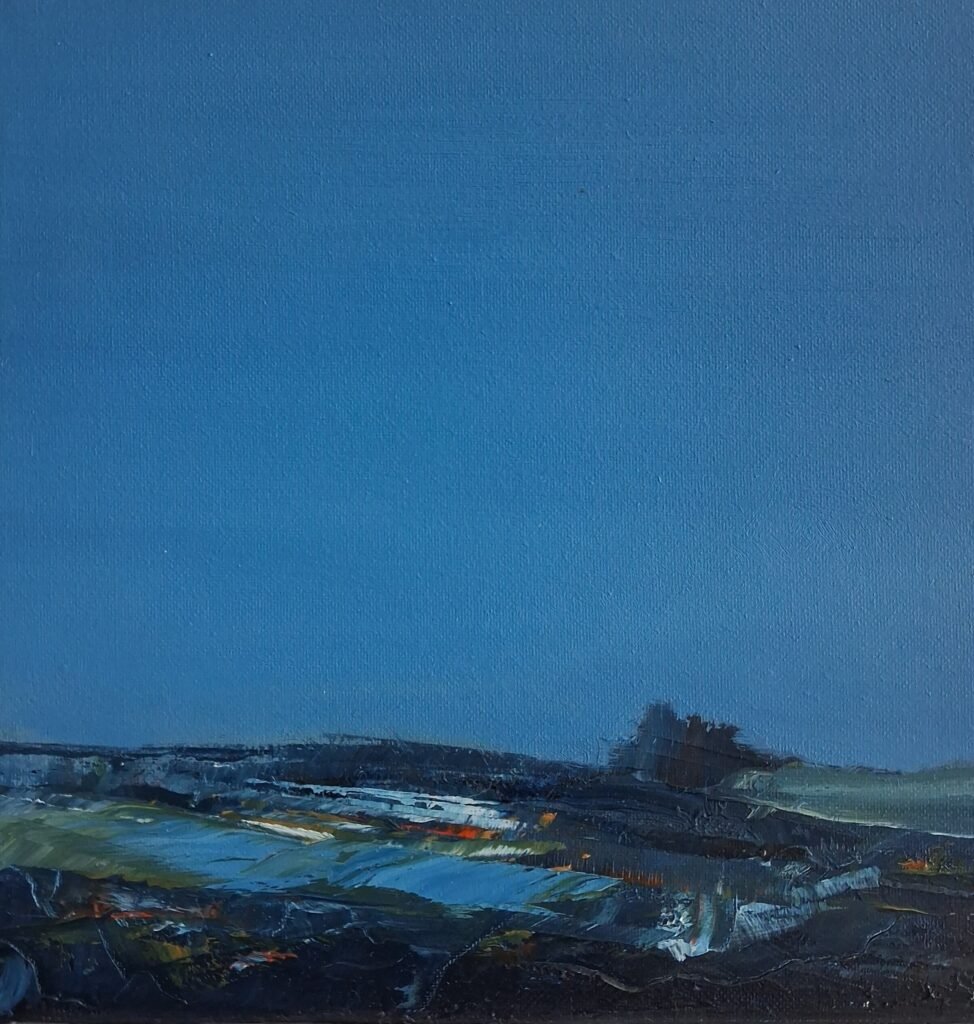 lesleycox justonemoretime oilonlinen 20x20cm