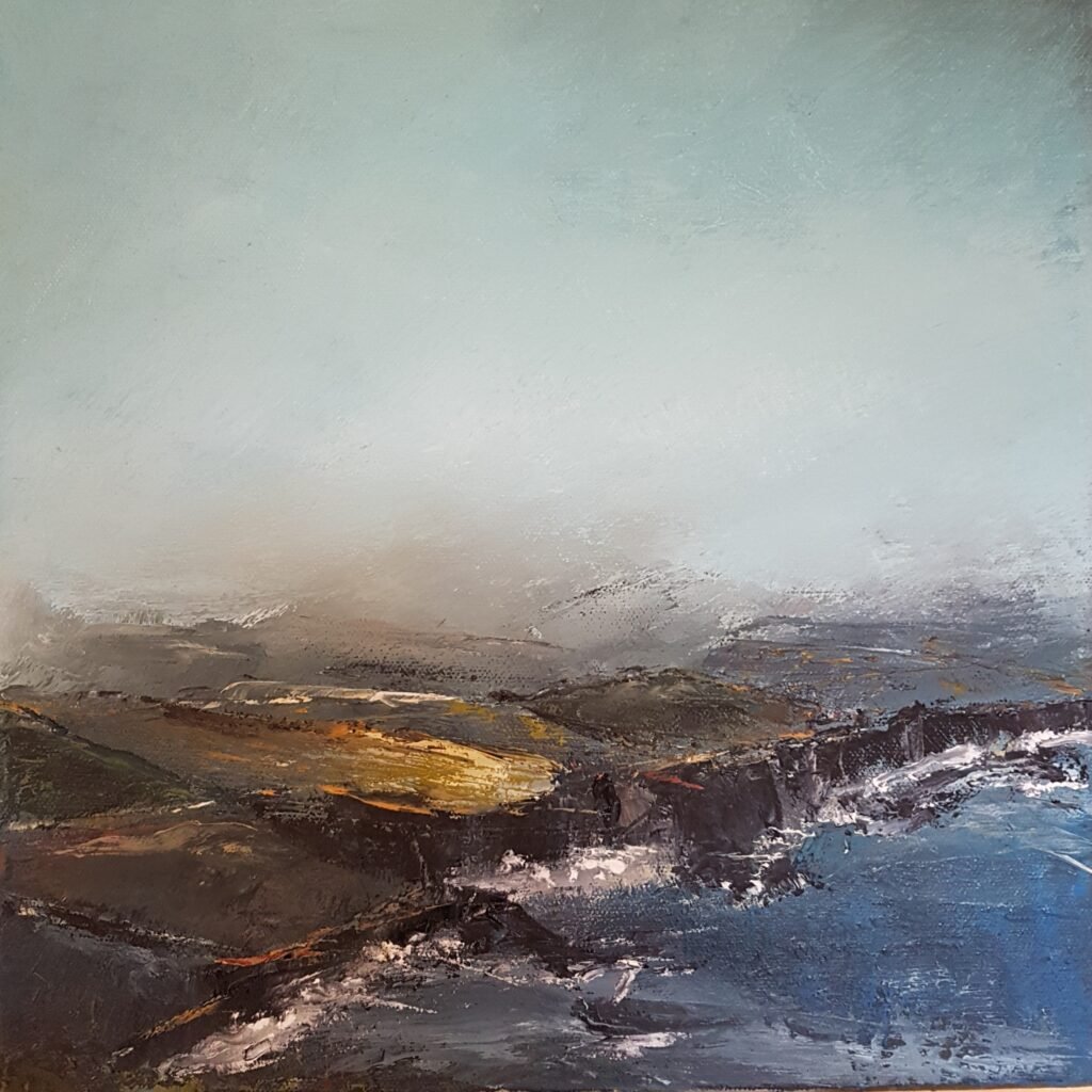 lesleycox the edge greeting card